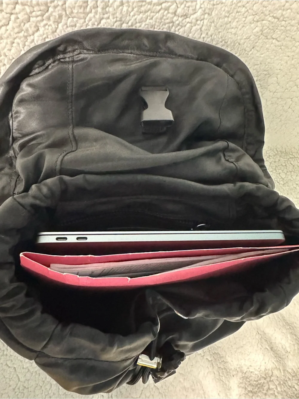 Marc Jacobs Black Nylon Backpack